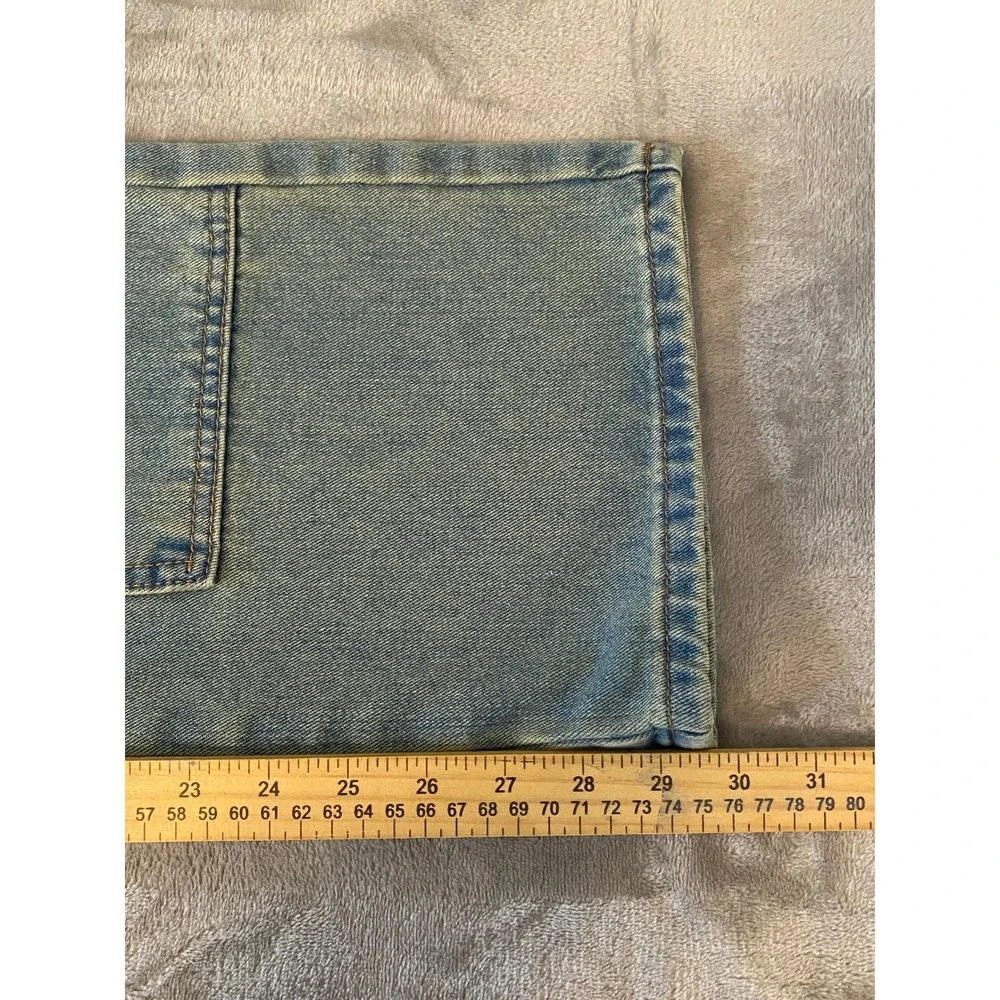 Cali 1850 Carpenter Jeans Womens 3/26 Blue Relaxed Straight Leg‎ Utility Y2K